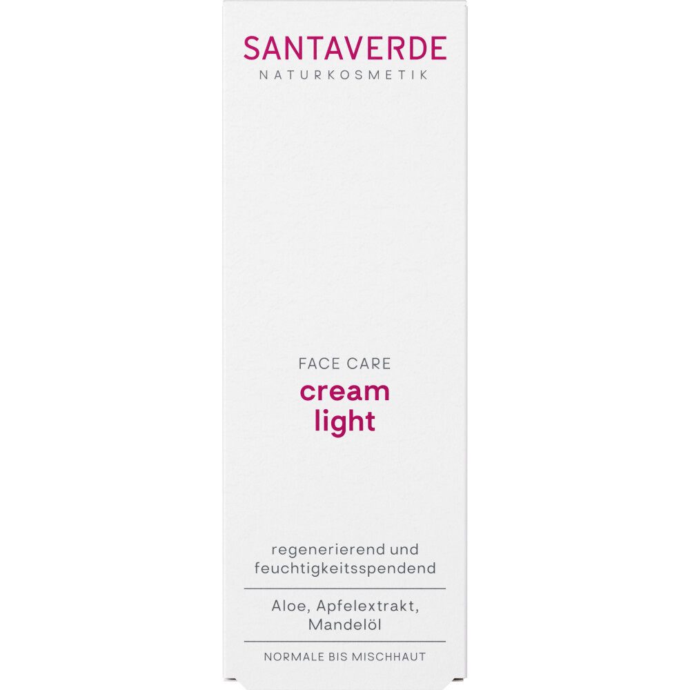 SANTAVERDE GmbH Gesichtspflege cream light, 30 ml
