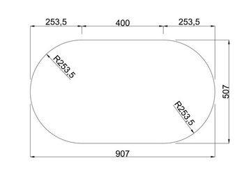 Planetmöbel Badmöbel-Set Waschtischunterschrank 40 cm mit Spiegel 3tlg. und 5tlg. Set (inkl. 2, (Komplett-Set, 3-St)