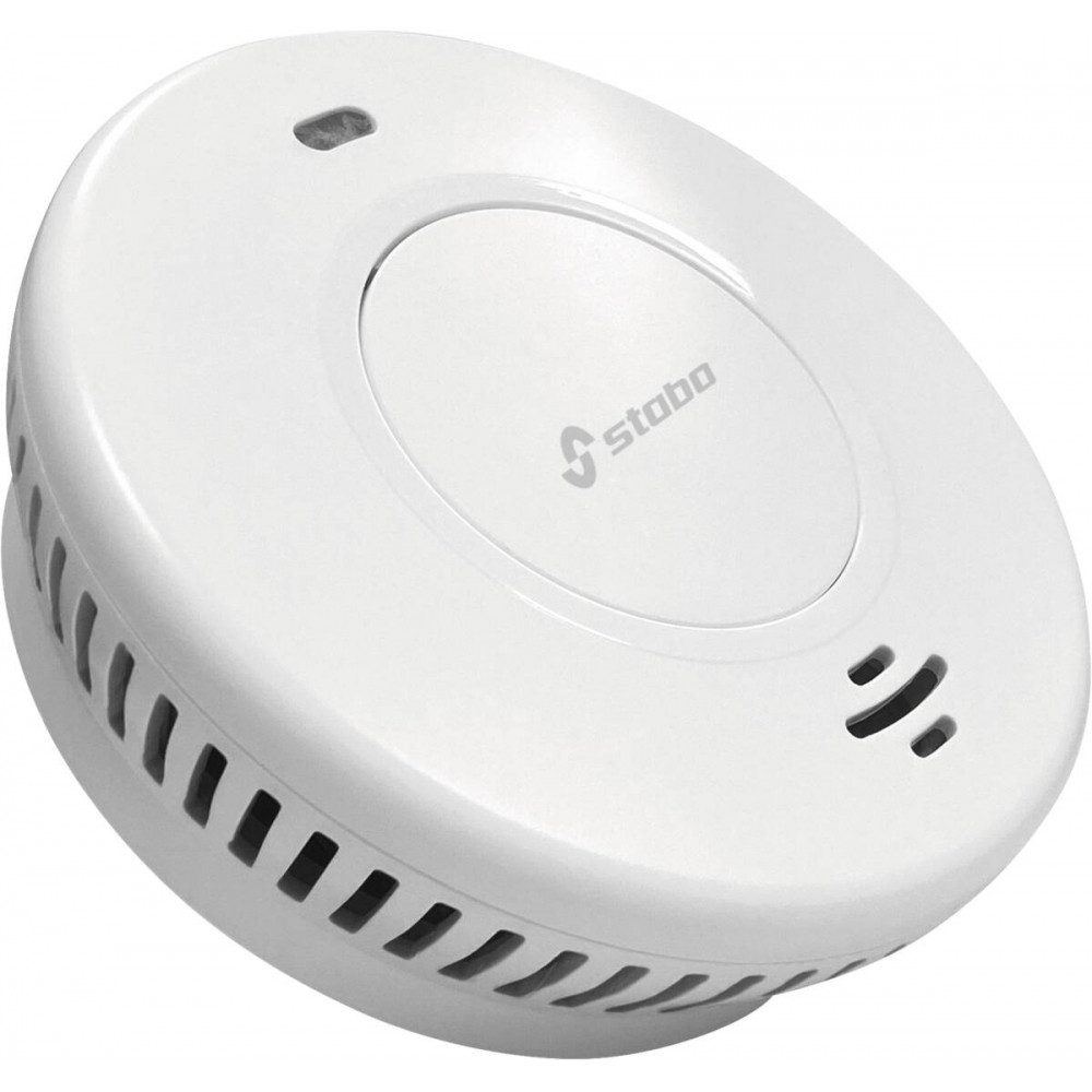 Stabo Stabo Rauchwarnmelder Long-Life für höchste Sicherheit. Rauchmelder (optischer Alarm mit 85 dB Lautstärke)