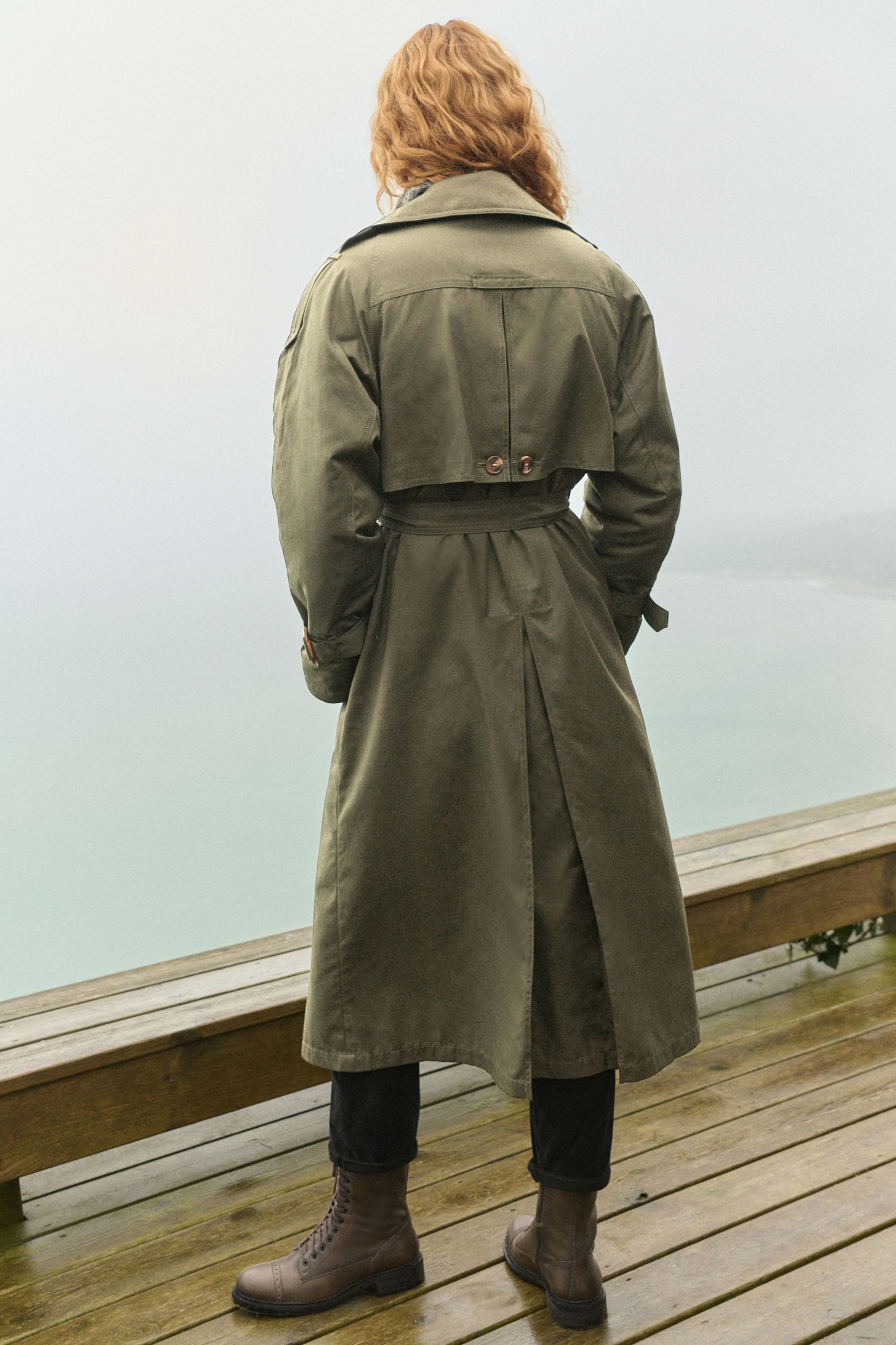 Next Steppmantel Wattierter Premium Trenchcoat (1-tlg) günstig online kaufen