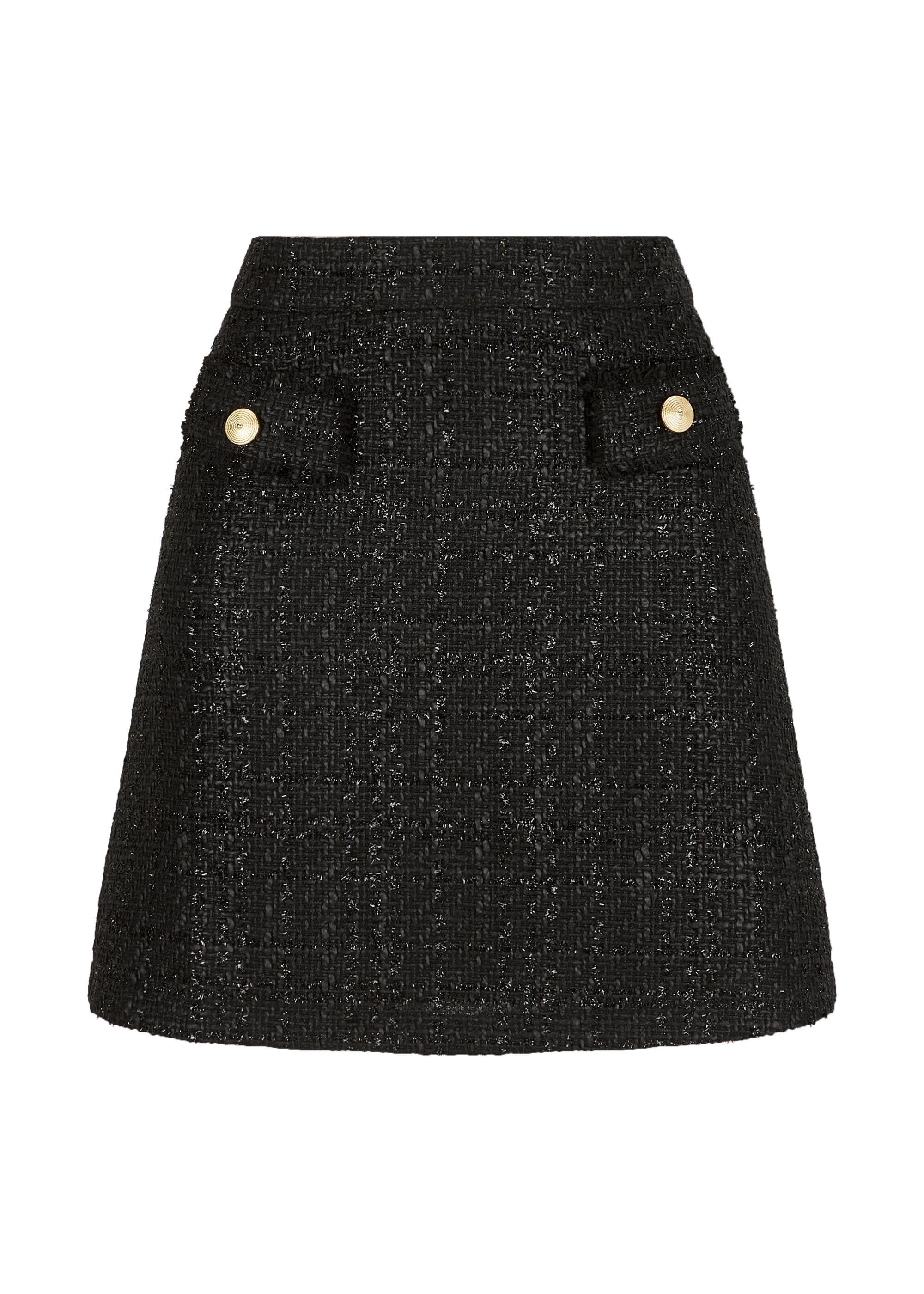 Nicowa A-Linien-Rock BRUNAWI aus Bouclé-Stoff mit günstig online kaufen