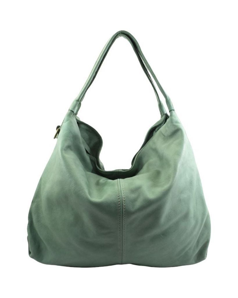 BZNA Henkeltasche Bella Designer Handtasche Tragetasche (Tasche), glattes Leder