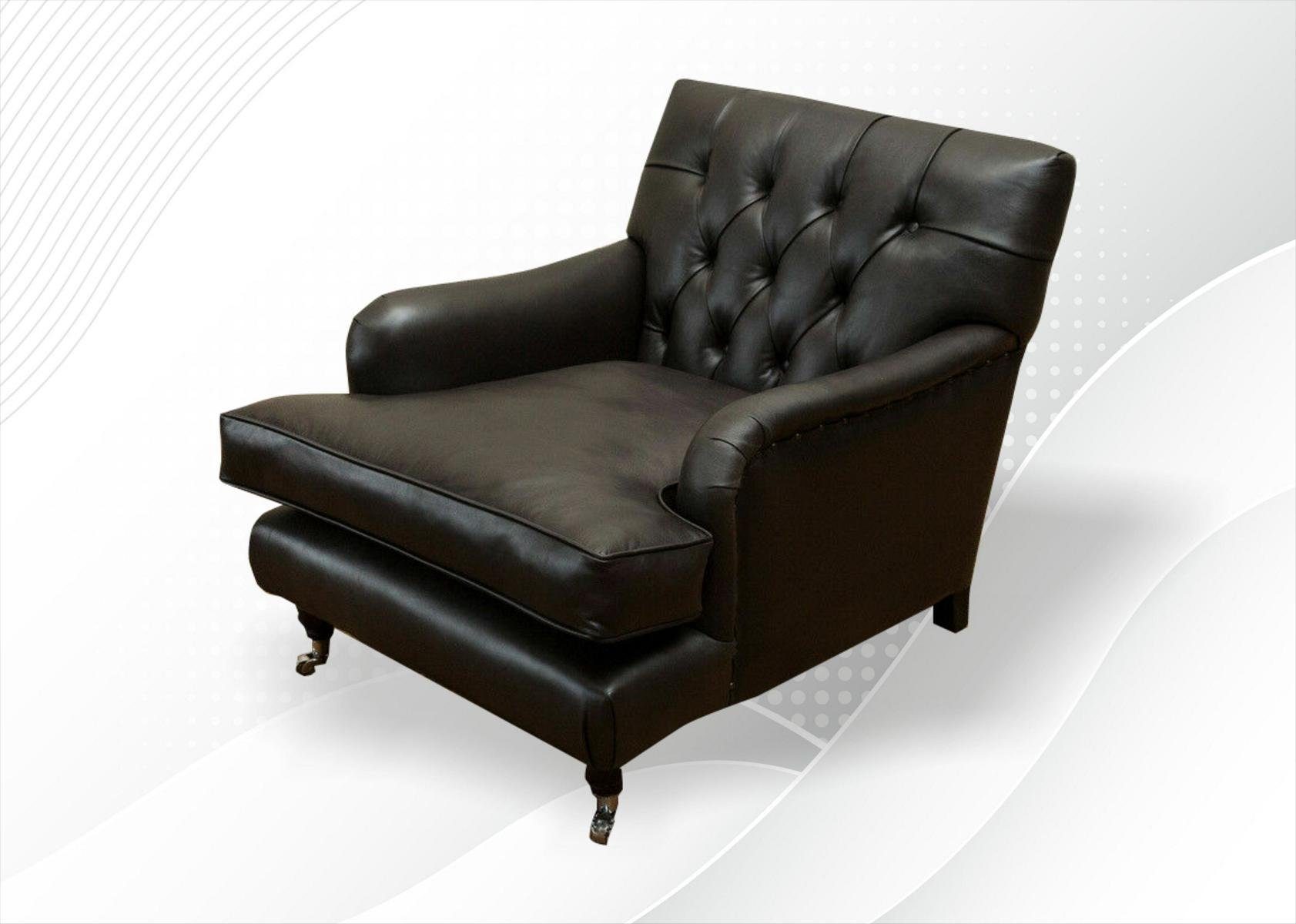 Sessel Sitzer 1 JVmoebel Chesterfield-Sessel, Chesterfield Design
