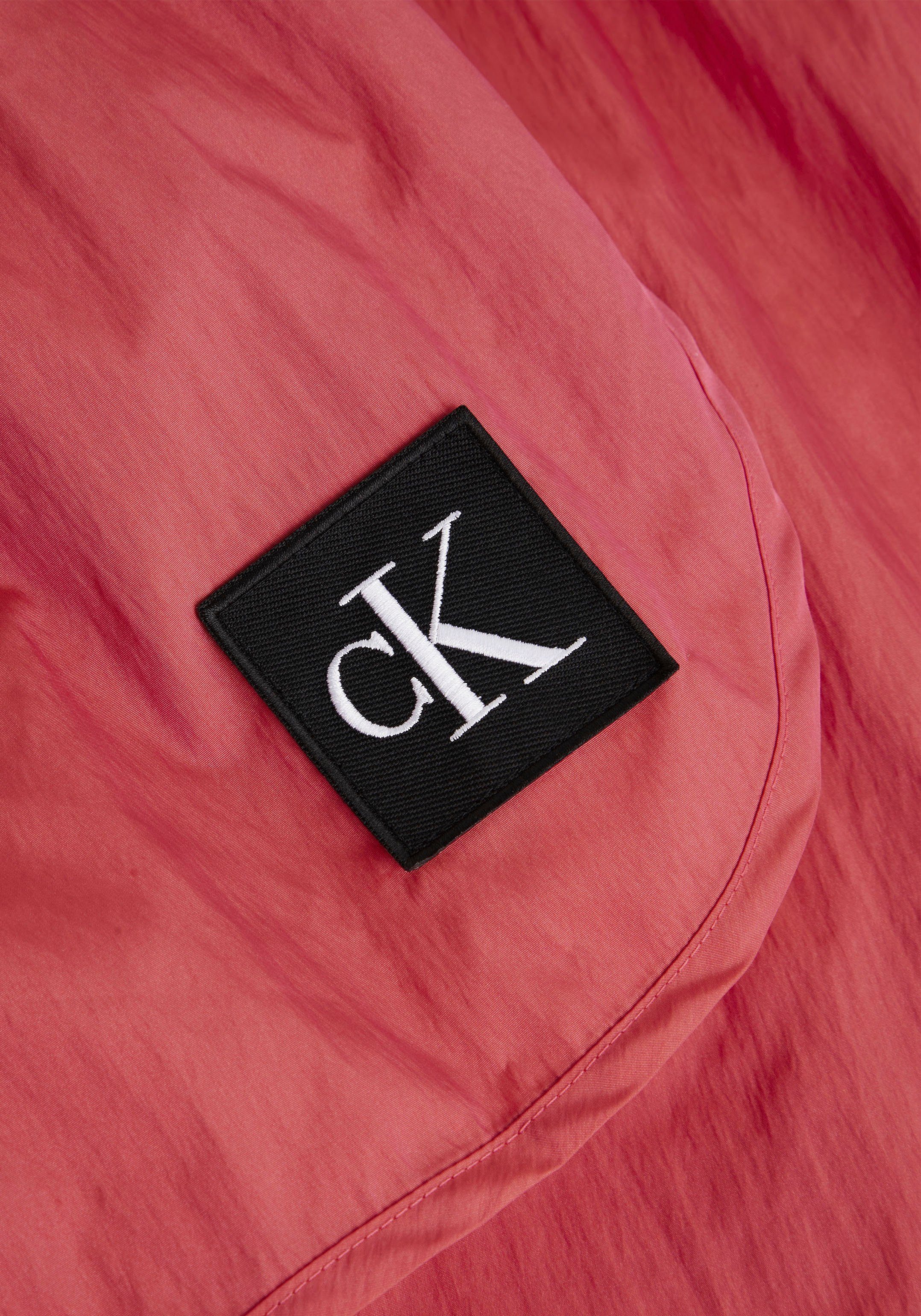 Pink-Flash SHORT Markenlabel Calvin Calvin Boxer-Badehose mit Klein Klein Swimwear RUNNER