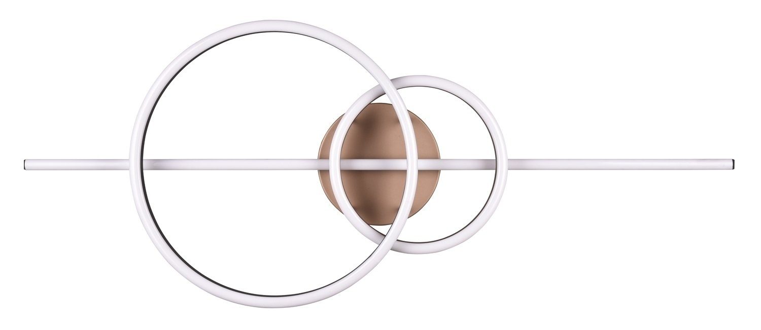 TRIO Leuchten LED Deckenleuchte MONTILLA, 3-flammig, 100 x 40 cm, Braun, Sc günstig online kaufen