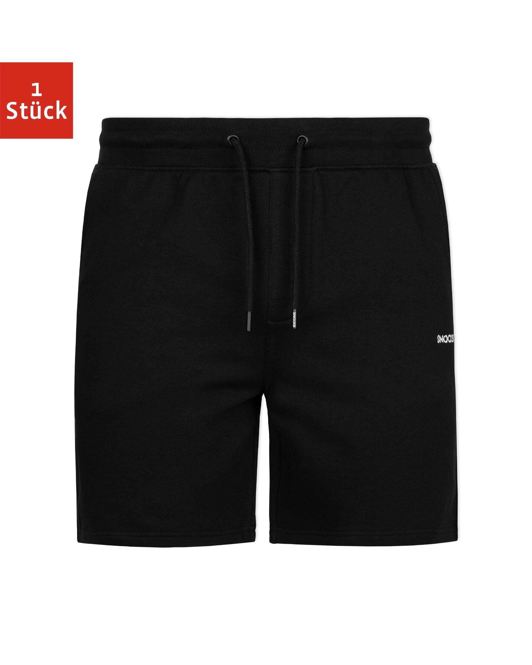 SNOCKS Trainingsshorts Herren Sport Shorts Kurze Hose (1-tlg) perfekt für den Sport, bequeme Passform Schwarz