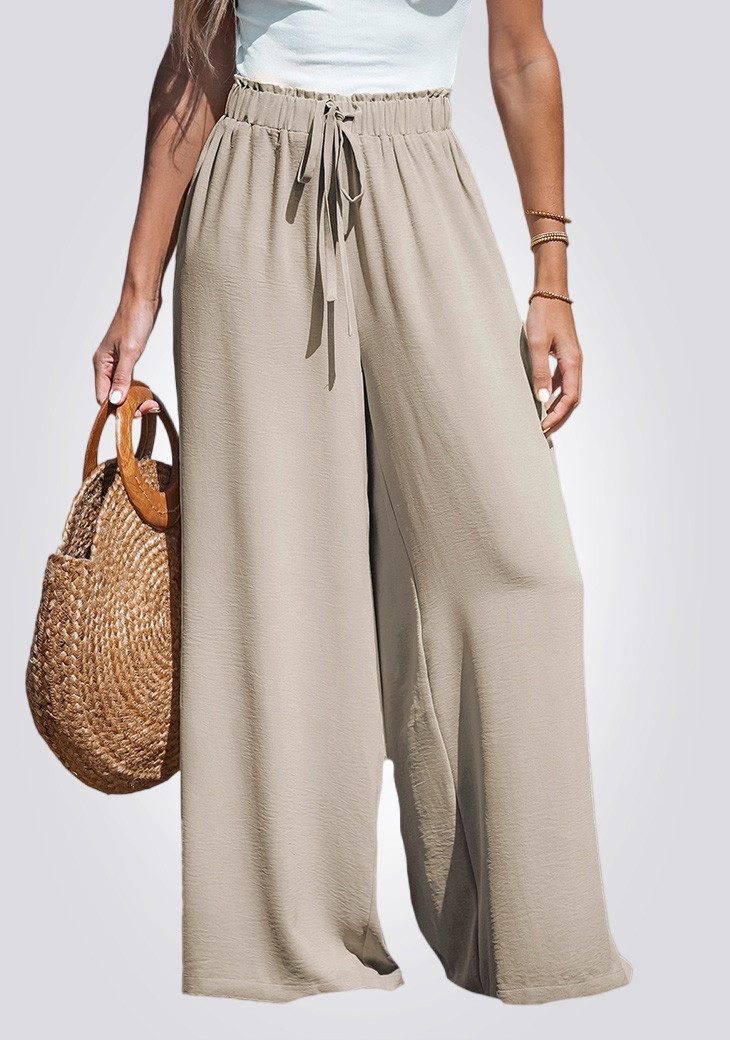 Cupshe Strandhose mit Weitem Bein und Verstellbarem Kordelzug