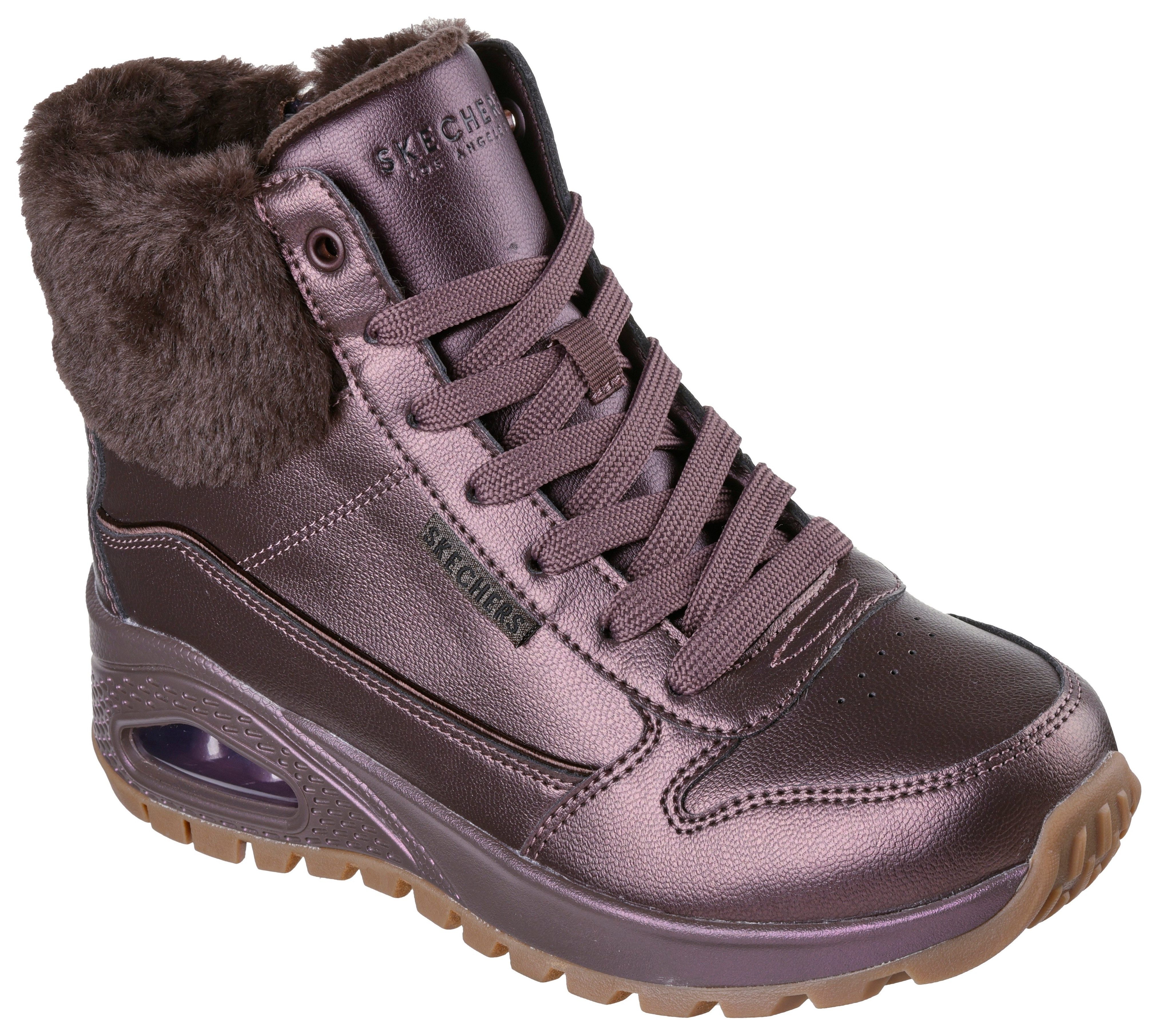 Skechers UNO RUGGED - GALACTIC HEIGHTS Winterboots Schnürboots, Sneaker mit Keilabsatz