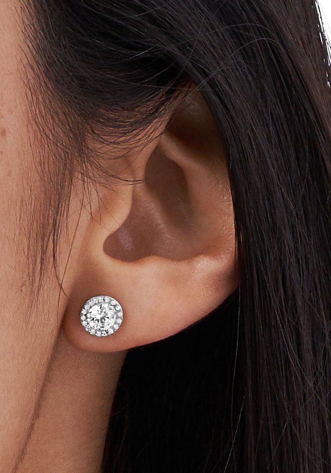 MICHAEL KORS Paar Ohrstecker Schmuck Geschenk Silber 925 Ohrringe PREMIUM, mit Zirkonia (synth)