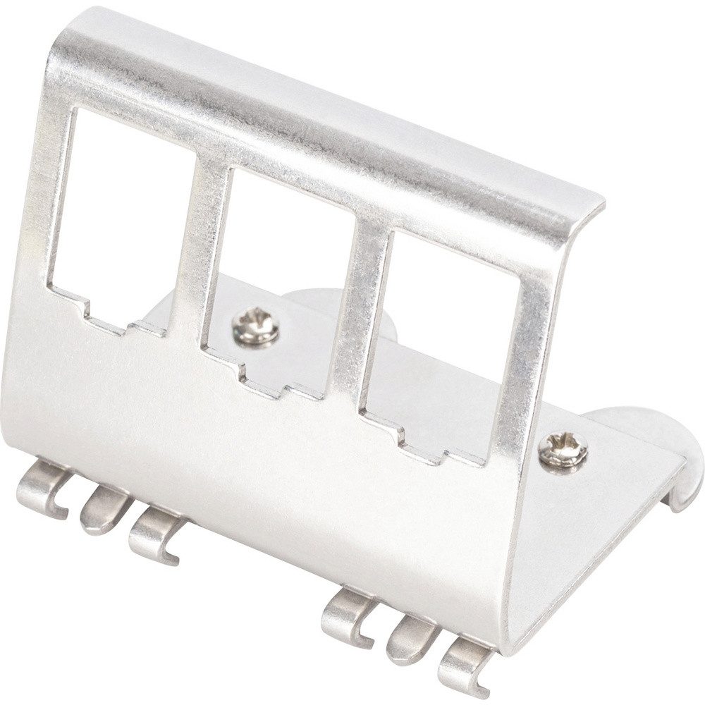 Digitus Digitus AN-25183 Keystone-Halterung 2-fach Edelstahl Netzwerk-Adapter