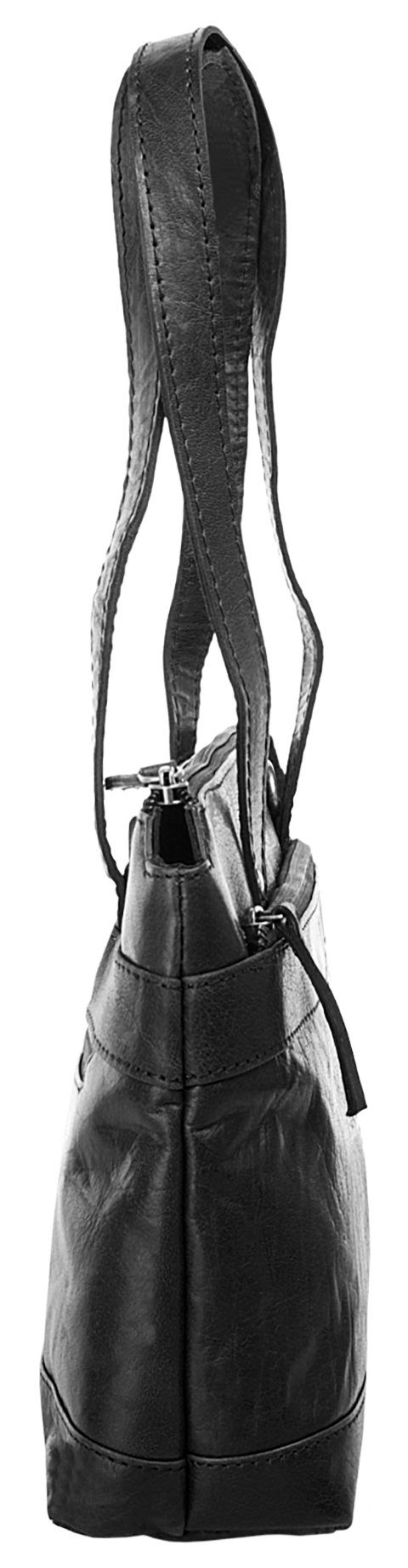 Damen Handtaschen Spikes & Sparrow Henkeltasche (1-tlg), echt Leder