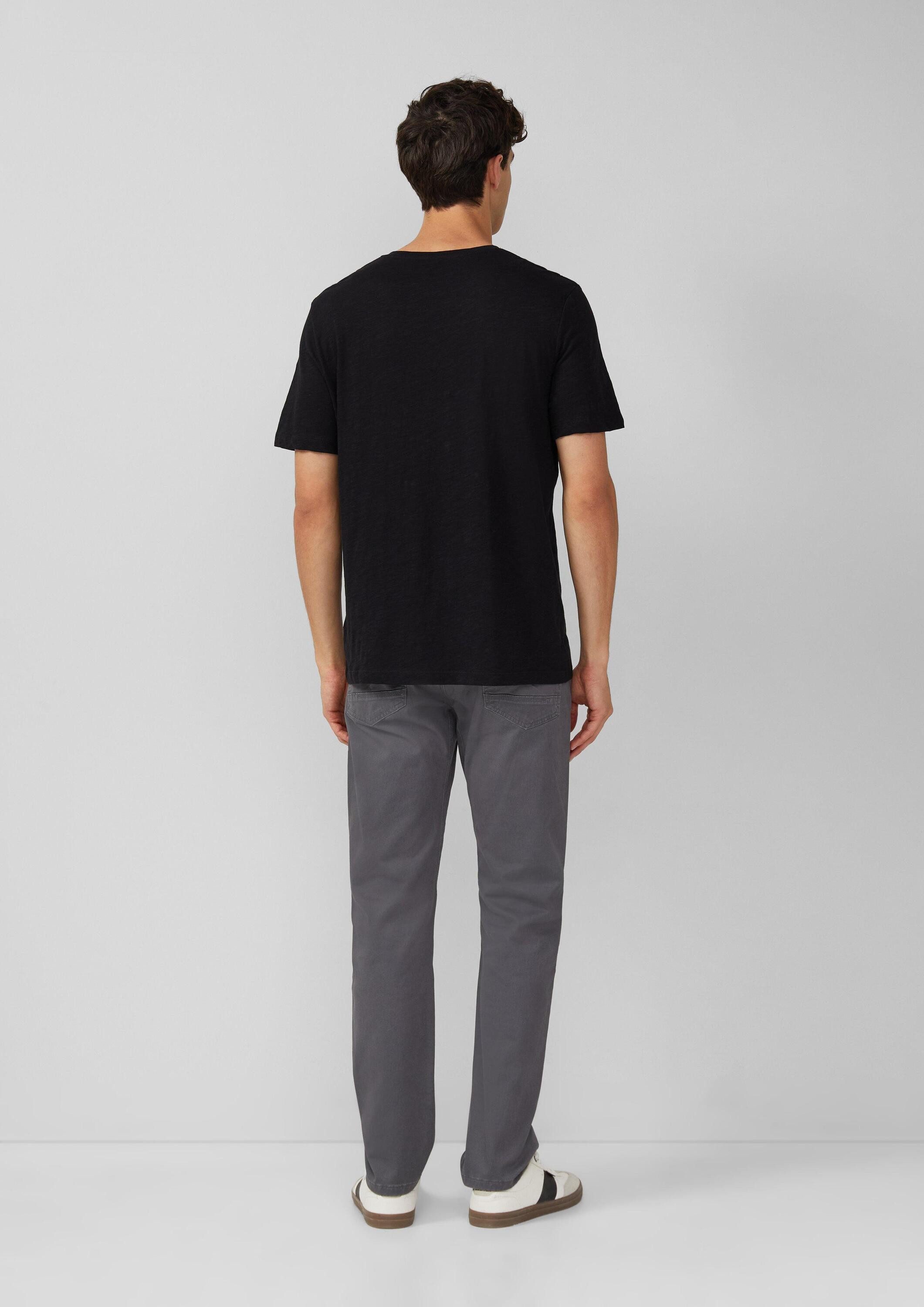 s.Oliver Kurzarmshirt T-Shirt T-Shirt aus Baumwolle mit V-Ausschnitt