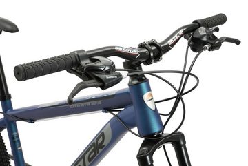 Bikestar Mountainbike 27.5 Zoll Reifen 17 Zoll Rahmen, 21 Gang Shimano Tourney RD-TY300 Schaltwerk, Kettenschaltung, 27.5 Zoll