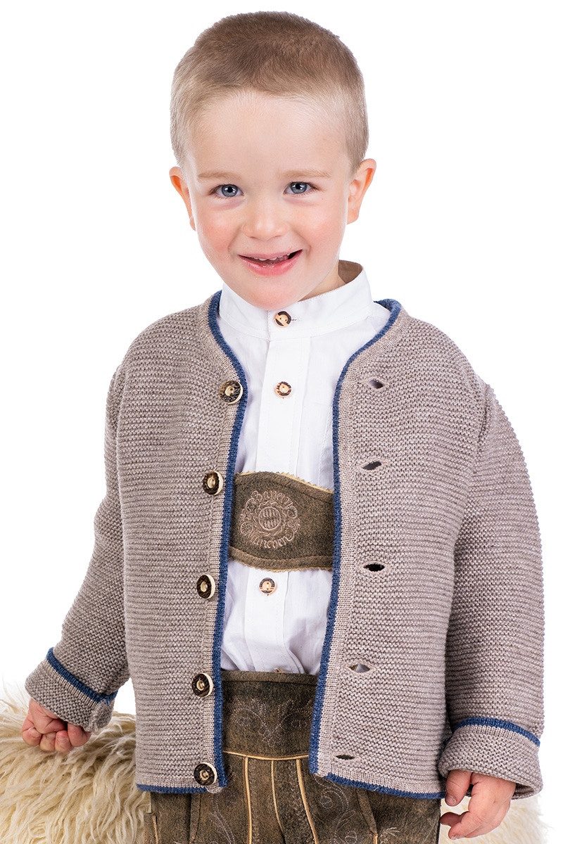 Isar-Trachten Trachtenjacke Trachtenjacke Kinder - MATS - berber