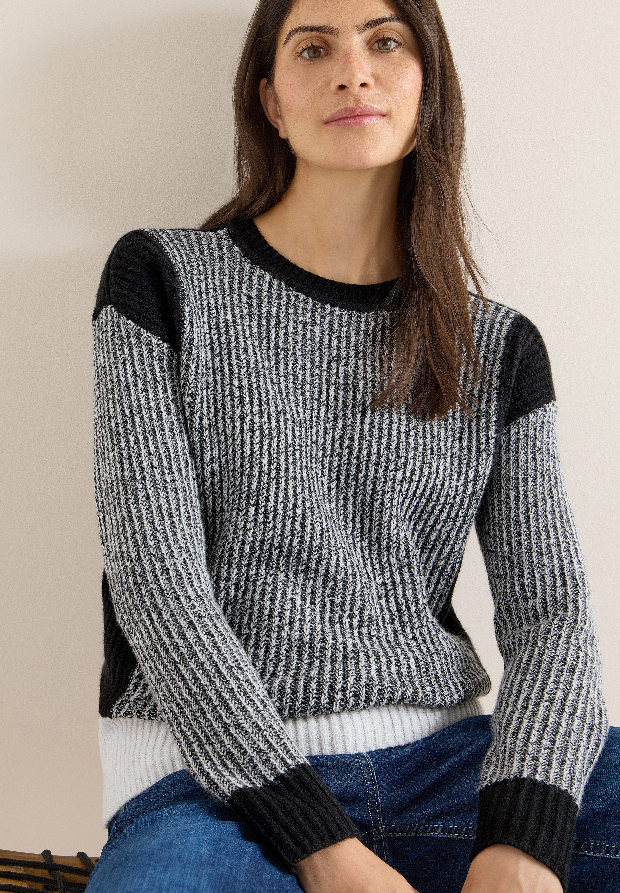 STREET ONE Strickpullover im soften Baumwoll-Mix