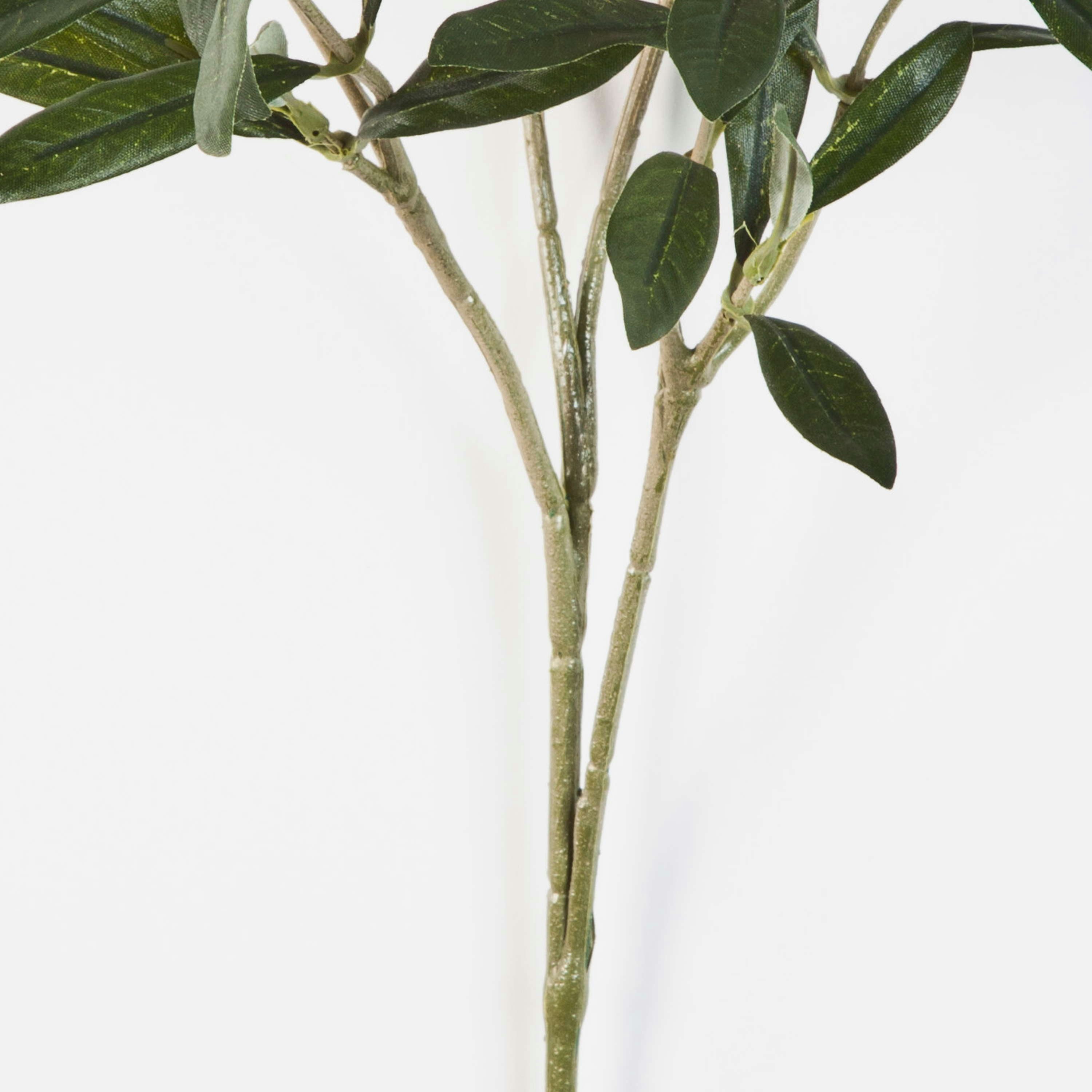 Kunstzweig Deko Olivenzweig, 105 Blätter, grün, 50cm - Künstlicher Olivenzweig Olivenbaum, artplants, Höhe 50.0 cm