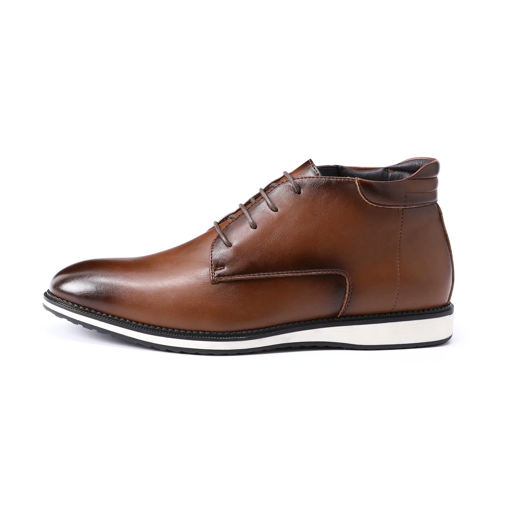Allthemen Schnürstiefel Herren Elegante Stiefelette Vielseitig für Business und Freizeit