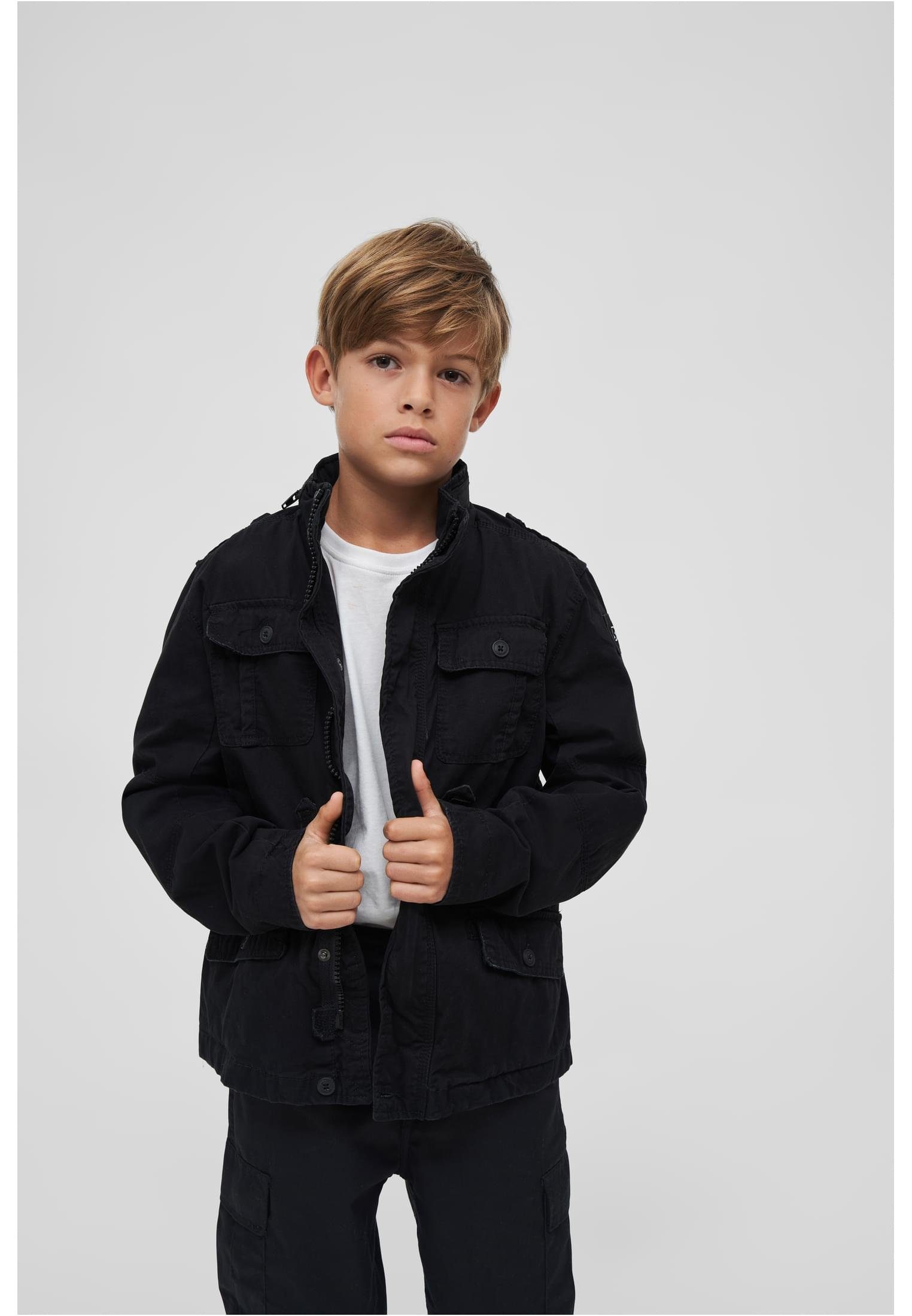 Brandit Outdoorjacke Herren Kids Britannia Jacket (1-St) black