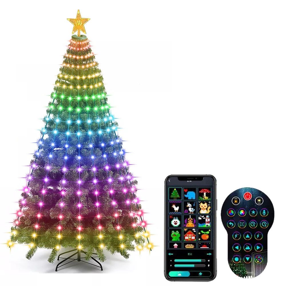 JOYOLEDER LED-Lichterkette Weihnachtsbaum Lichterkette Deko LED günstig online kaufen