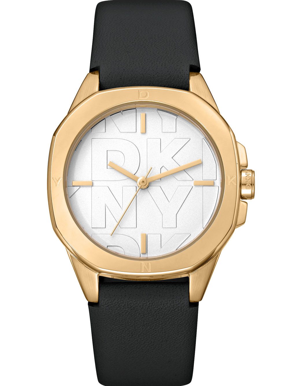 DKNY Quarzuhr DKNY DK1L012L0025 Damenuhr Brooklyn Midi Black 34MM 5ATM DKNY DK1L012L0025 Damenuhr Brooklyn Midi Black 34MM 5ATM