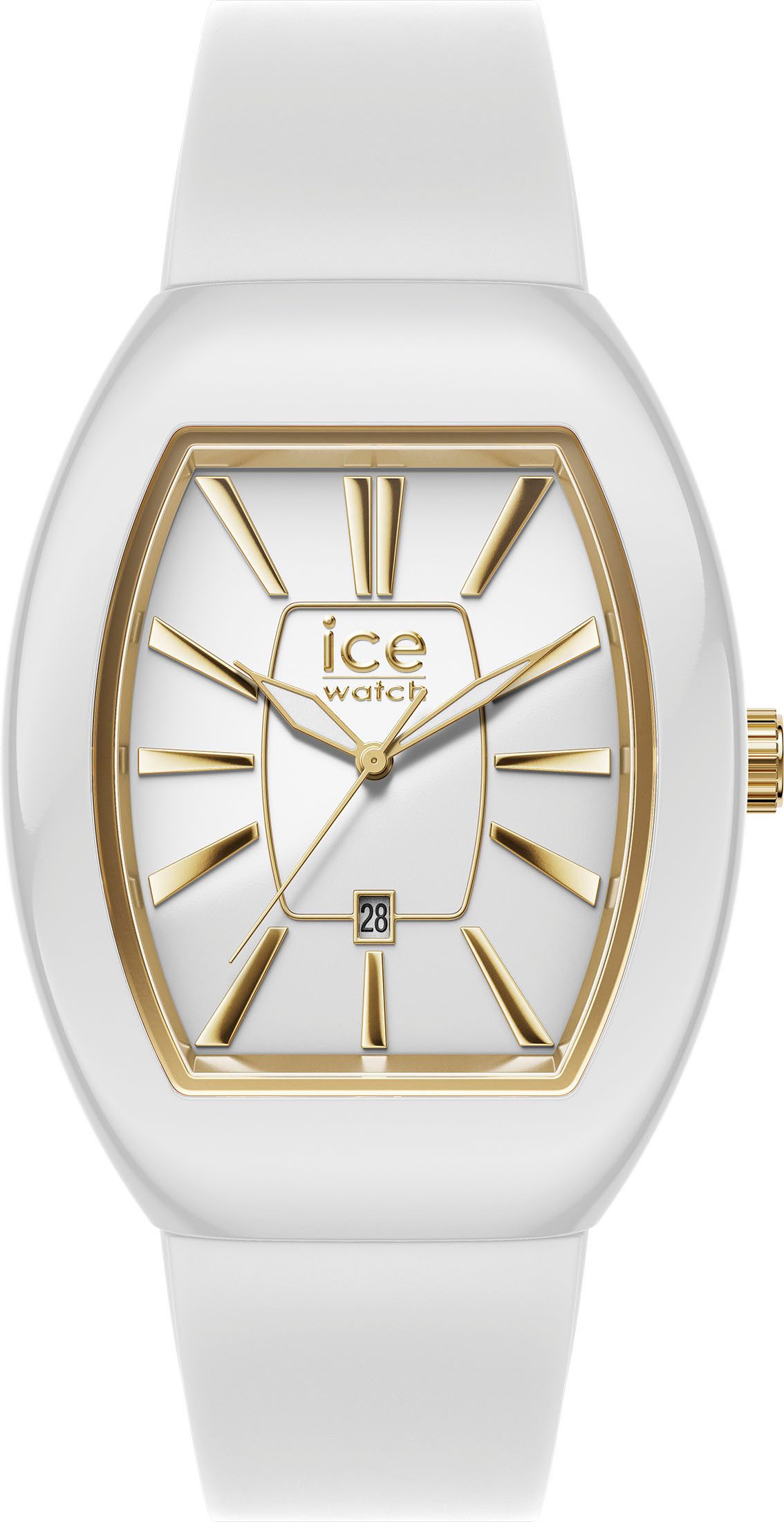 ice-watch Quarzuhr ICE boliday - Dome - Small - 3H + Date 024034, Armbanduhr, Damenuhr, analog, Silikonarmband, Datum