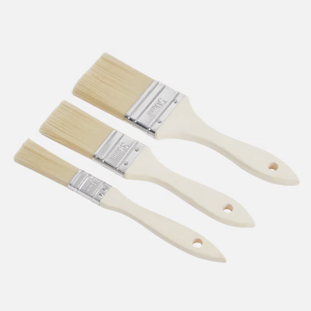 Spectrum Flachpinsel Pinselset 5 Stück flach Holz, (5 St) – Bild 3 von 3