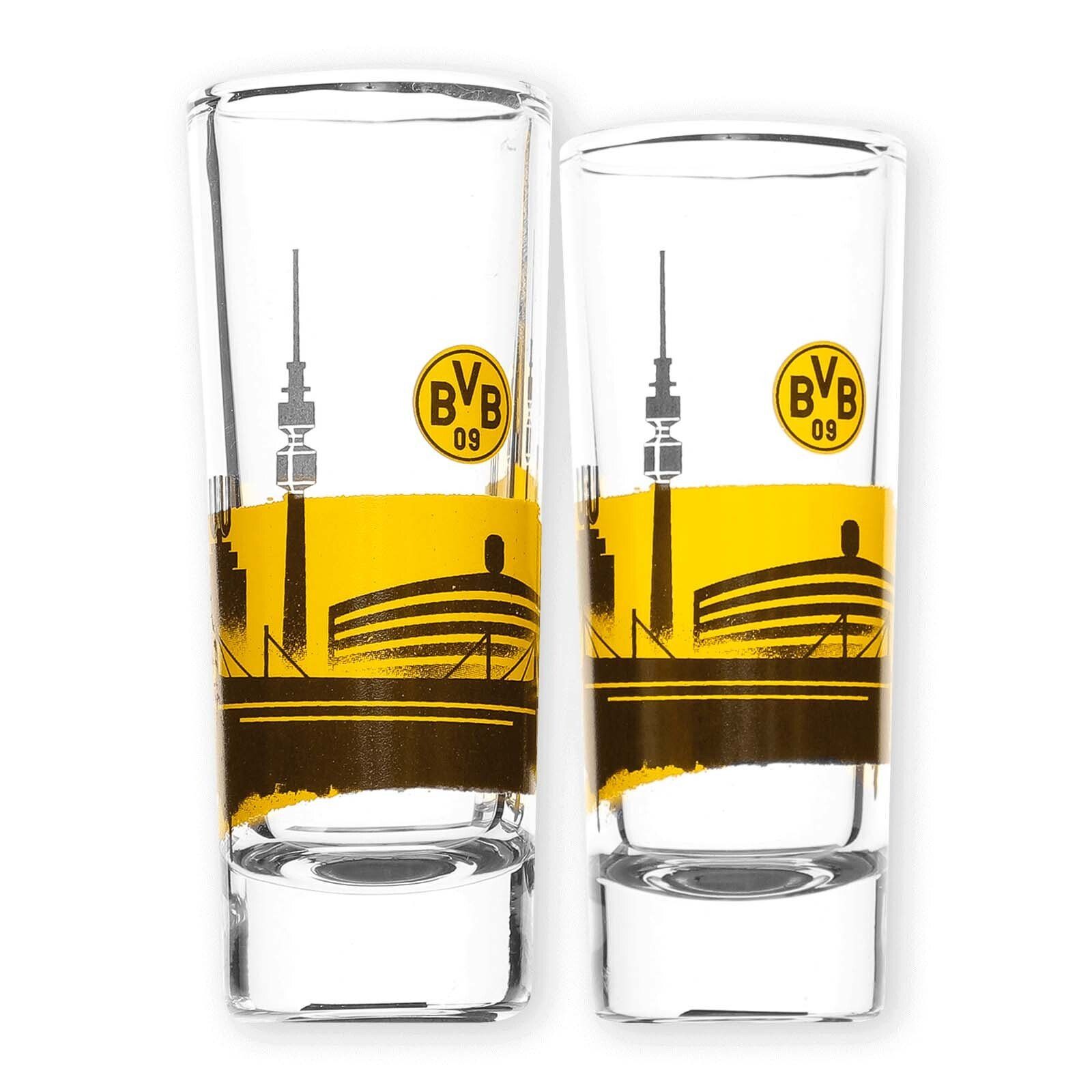BVB Schnapsglas BVB Schnapsglas Skyline (2 Stück), Glas