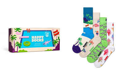 Happy Socks Socken (Box, 4-Paar) Pool Party Gift Set