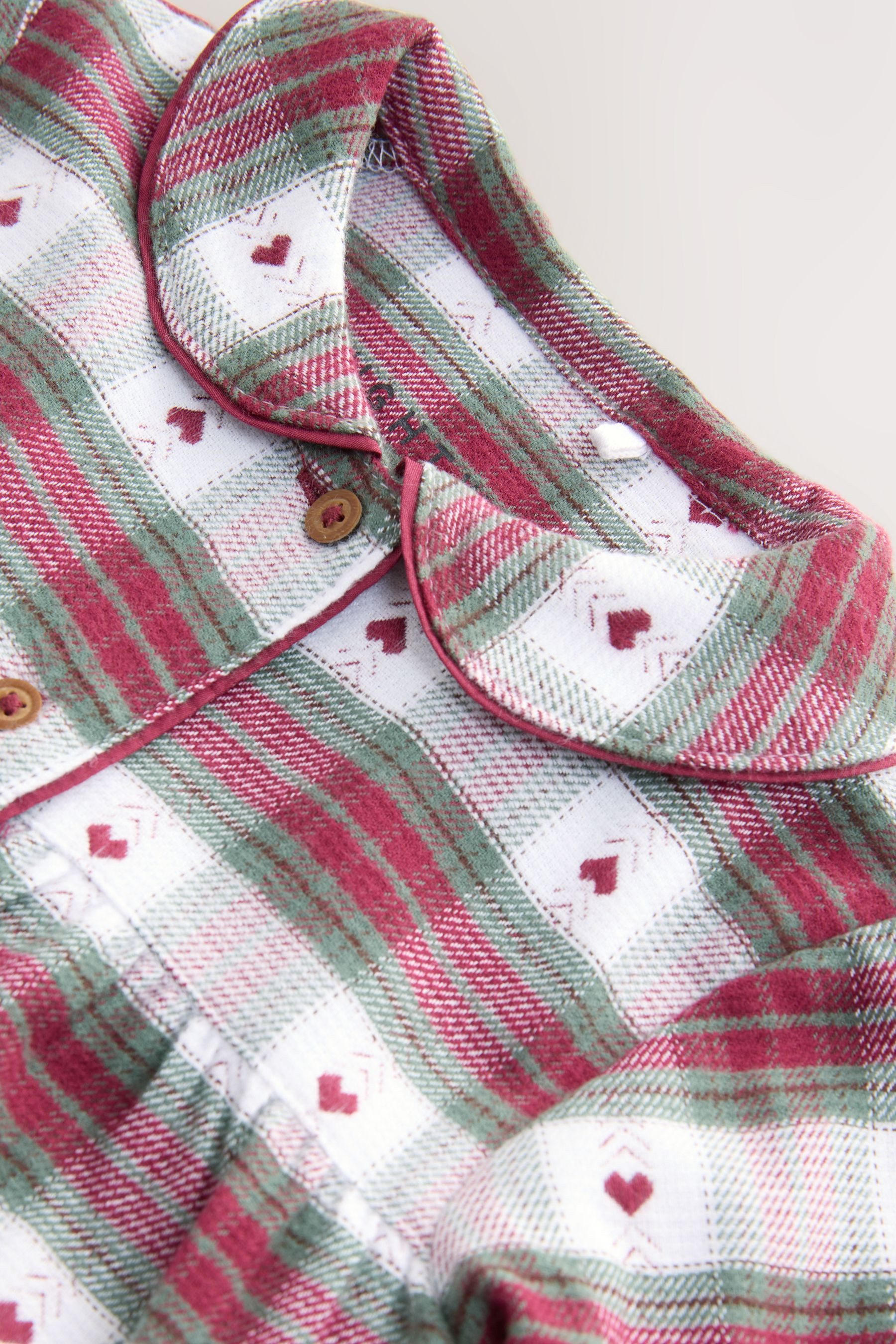 Next Pyjama Pyjama aus Webstoff mit durchgehender Knopfleiste (2 tlg)
