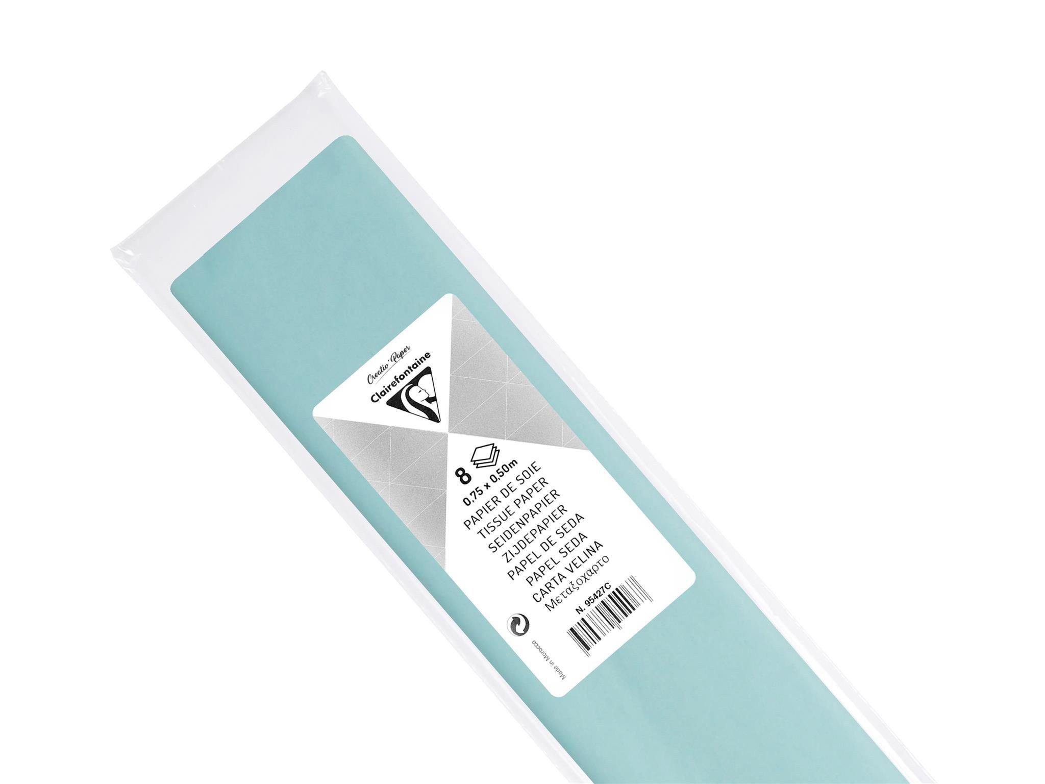 CLAIREFONTAINE Feinpapier Clairefontaine Seidenpapier 50x75 hellblau