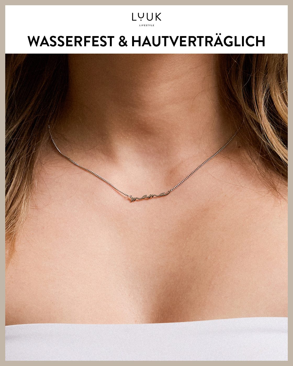 LUUK LIFESTYLE Kette mit Anhänger Mama, günstig online kaufen