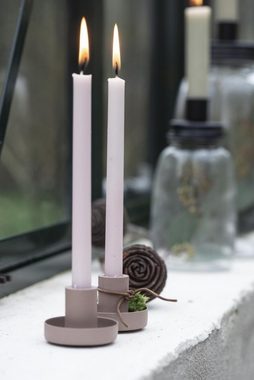 Ib Laursen Kandelaber, 2 Stück moderne skandic Stil Kerzenständer, rosa matt