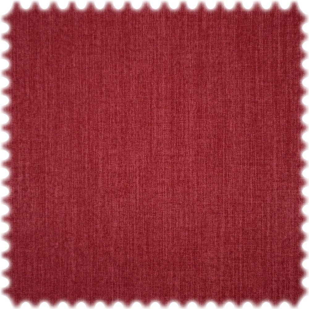 Heiro Stoff Flachgewebe Möbelstoff Helsinki Rot mit Fleckschutz, Polsterstoff Meterware - Breite:143 cm