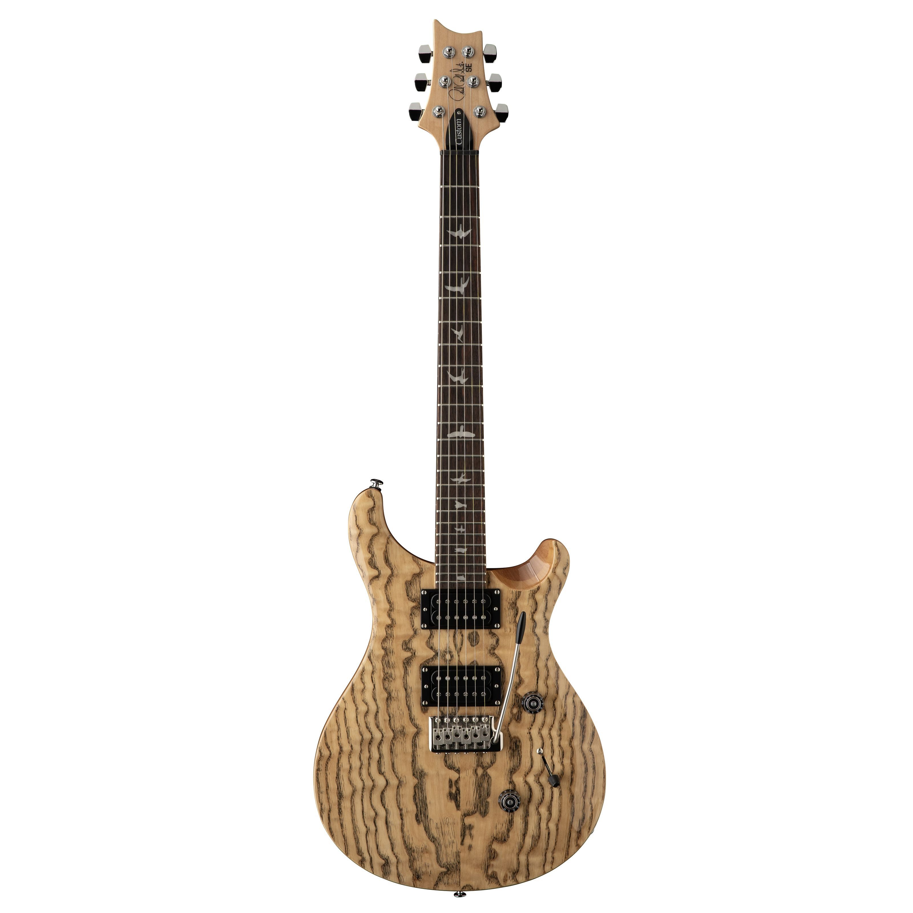 PRS E-Gitarre, E-Gitarren, PRS-Modelle, SE Exotic Custom 24 Burled Ash LTD Natural - E-Gitarre