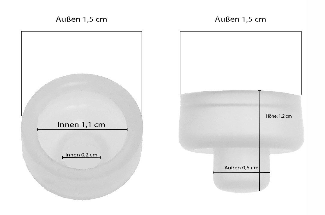 Piebert Schnellkochtopf-Dichtungsring 2x Piebert Fix Aromaschutzkappe 39157 für Silit Sicomatic t-plus, D