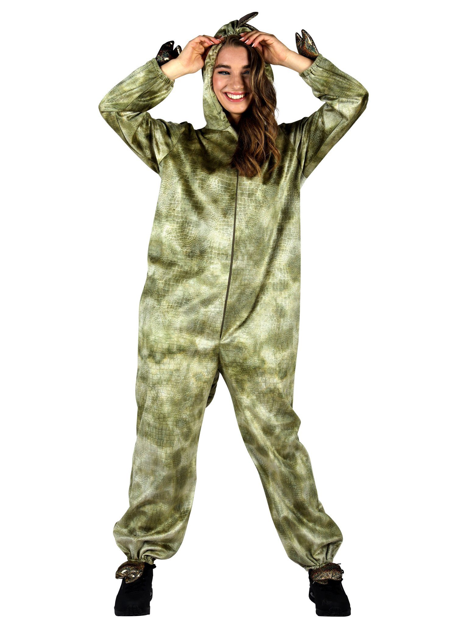 thetru Kostüm Dino Kostümoverall - Kostüm für Fasching Karneval, Kuschelige günstig online kaufen