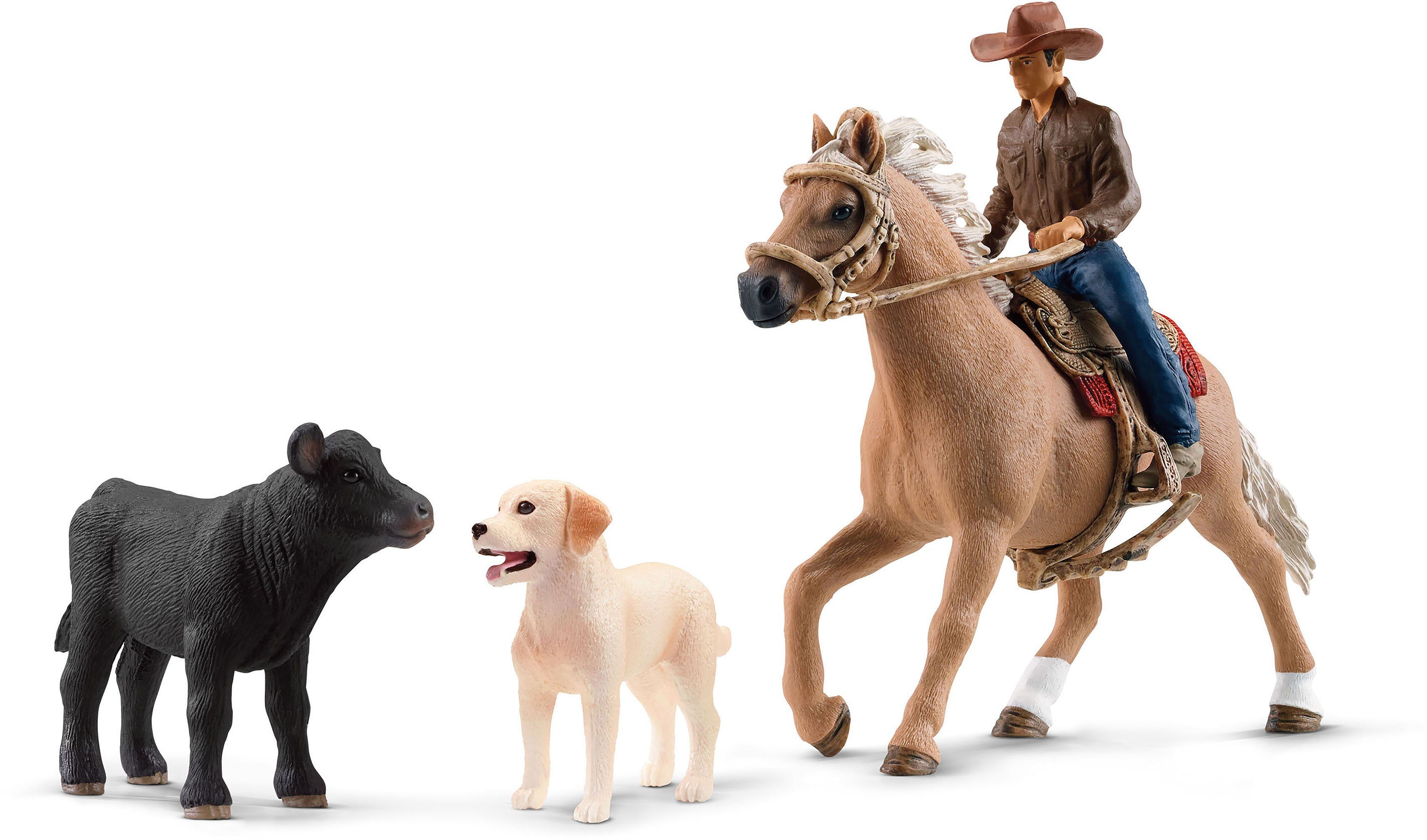 Schleich® Spielfigur FARM WORLD, Westernreiten (42578)