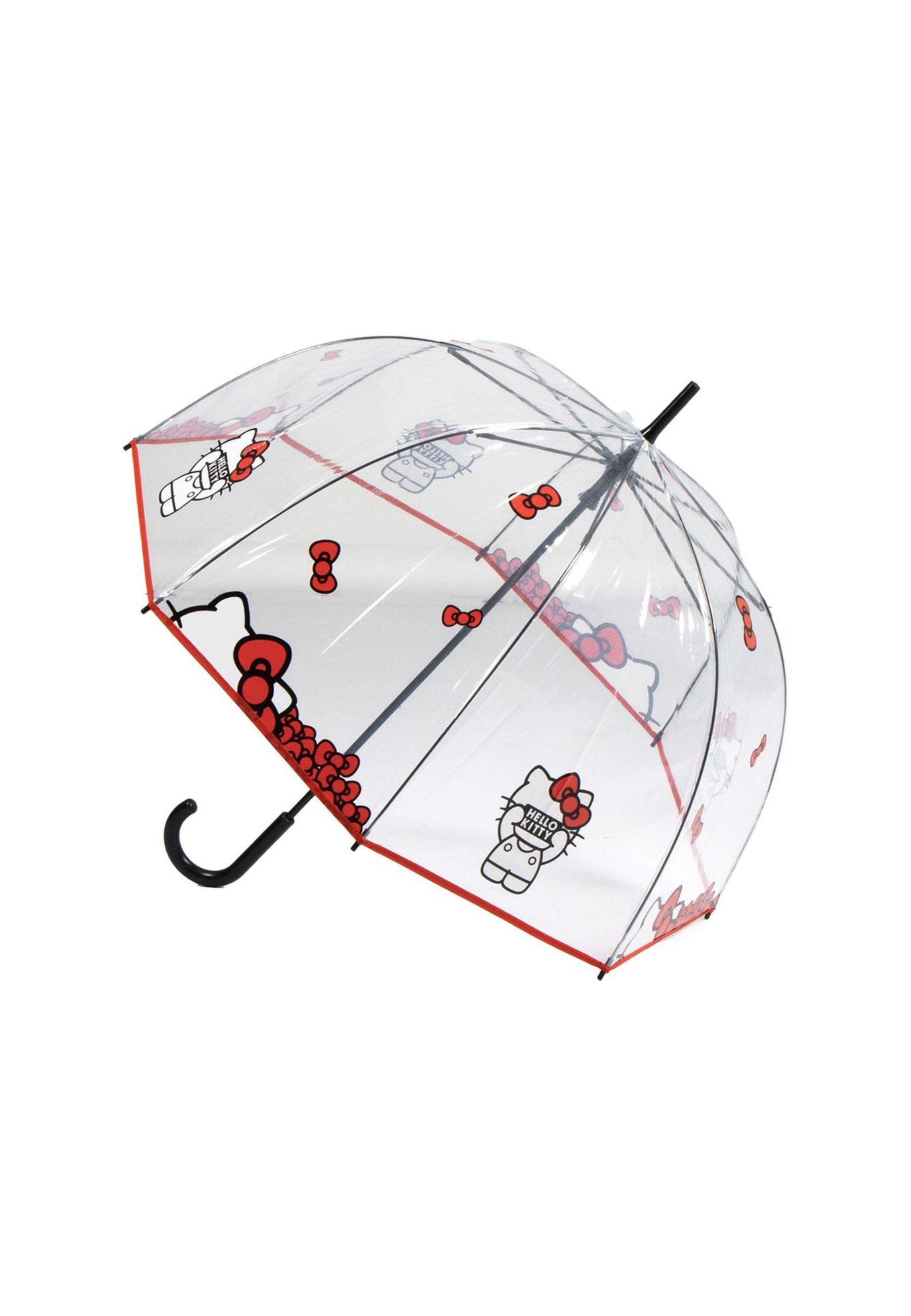 Cerda Stockregenschirm Hello Kitty Regenaccessoire – stabiler transparenter Schirm 60 cm