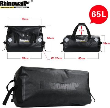 rhinowalk Satteltasche Motorrad-Satteltasche: Wasserdichte Gepäckrolle für Tourenkomfort.