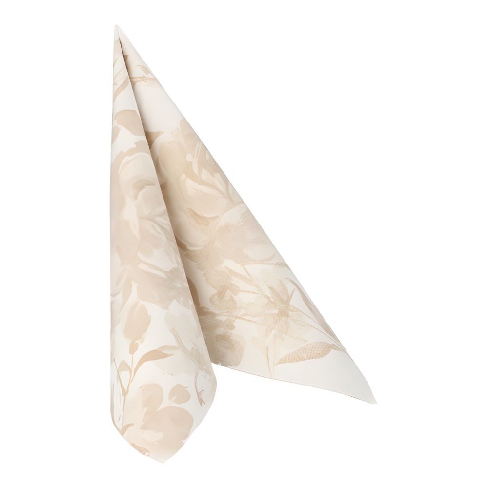 PAPSTAR Papierserviette Servietten ROYAL Collection 1/4-Falz 40 cm x 40 cm sand Rose 160 Stk