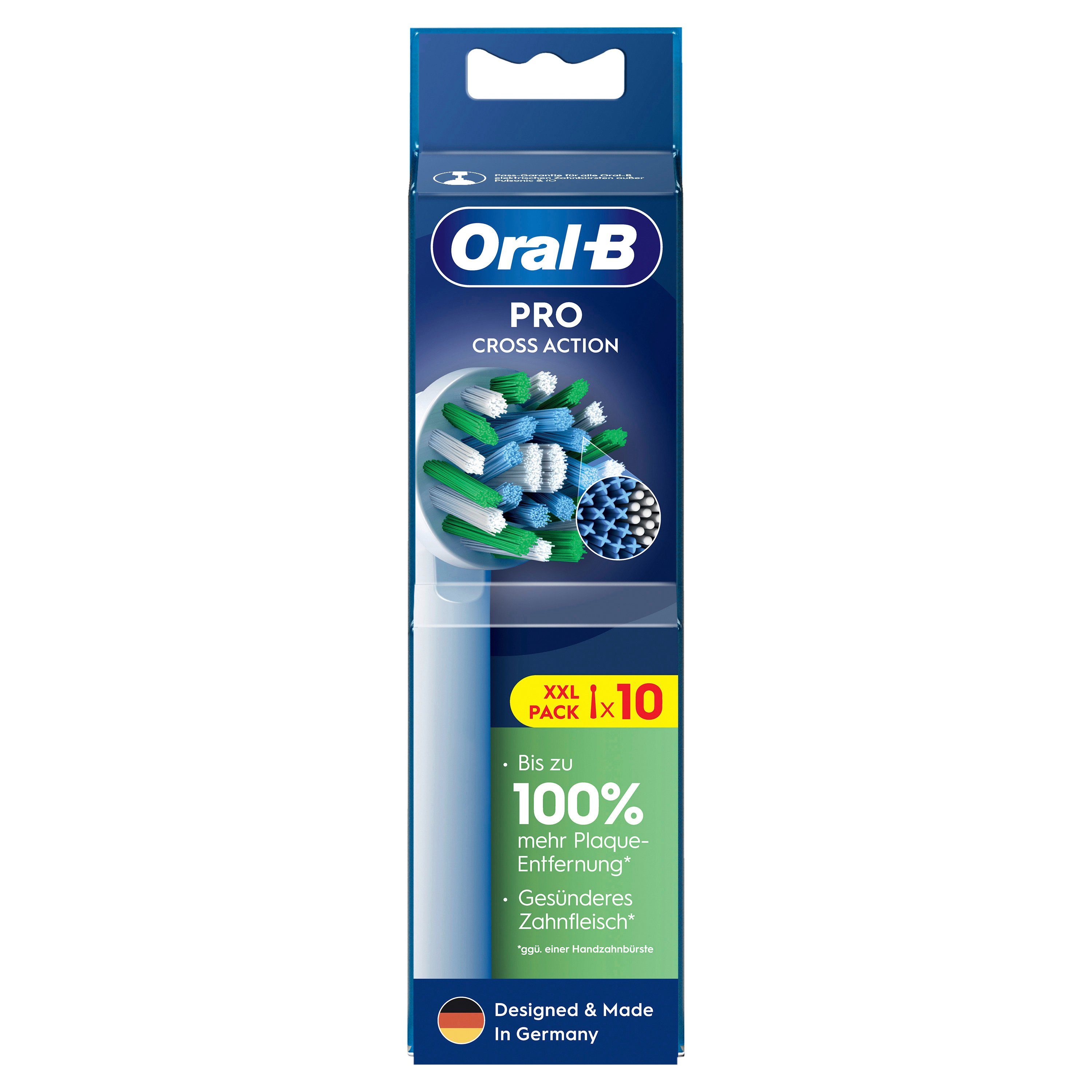 Oral-B Aufsteckbürsten CrossAction Pack Pro White - - 10er 