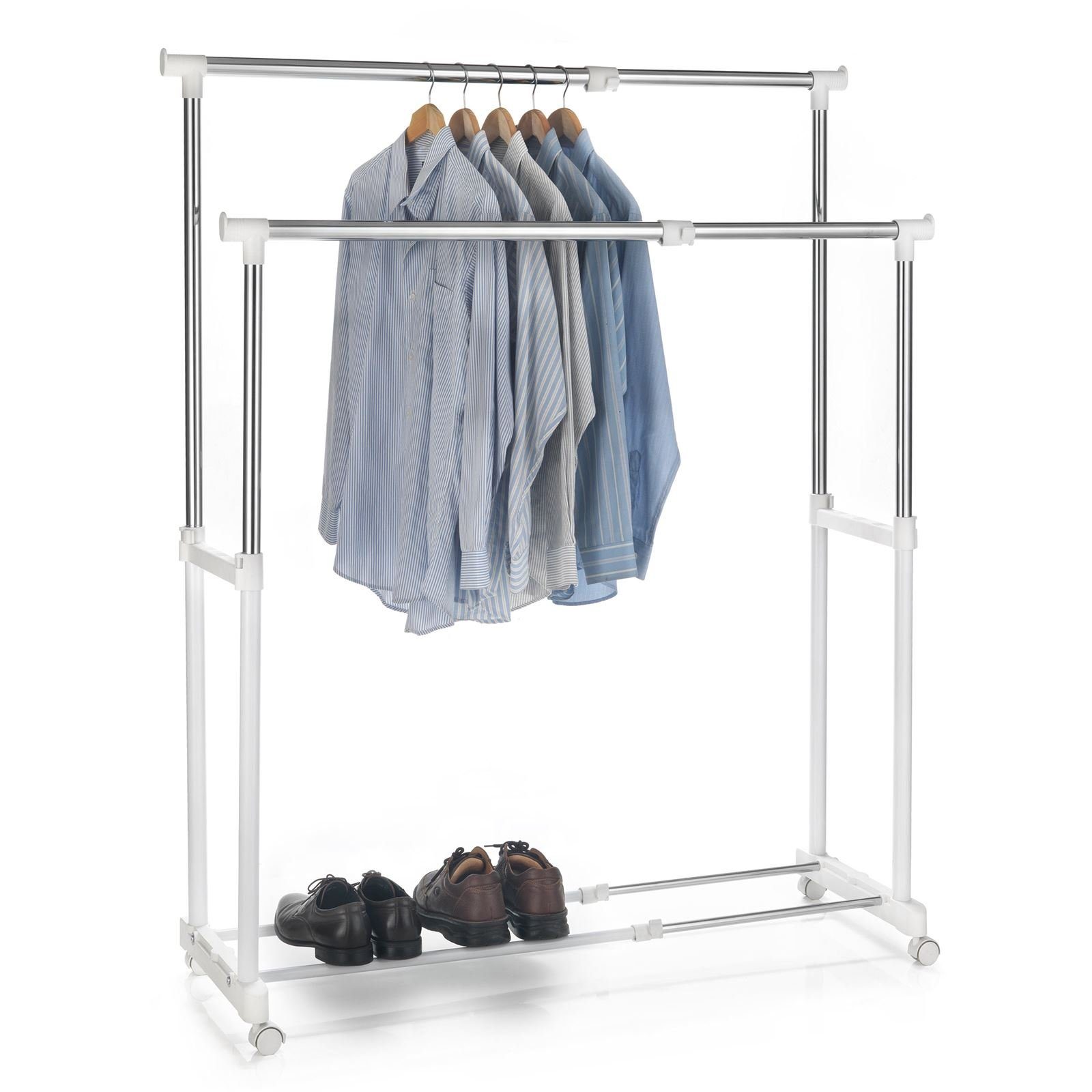 CARO-Möbel Garderobenständer CASA, Rollgarderobe Garderobenständer Kleiders günstig online kaufen