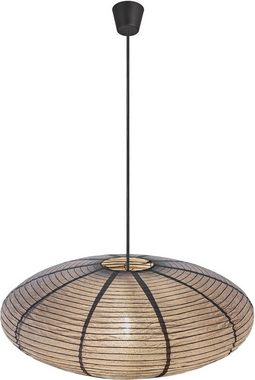 Nordlux Pendelleuchte Villo, ohne Leuchtmittel, Natürliches Material, Retro-Design, Bietet ein weiches, diffuses Licht