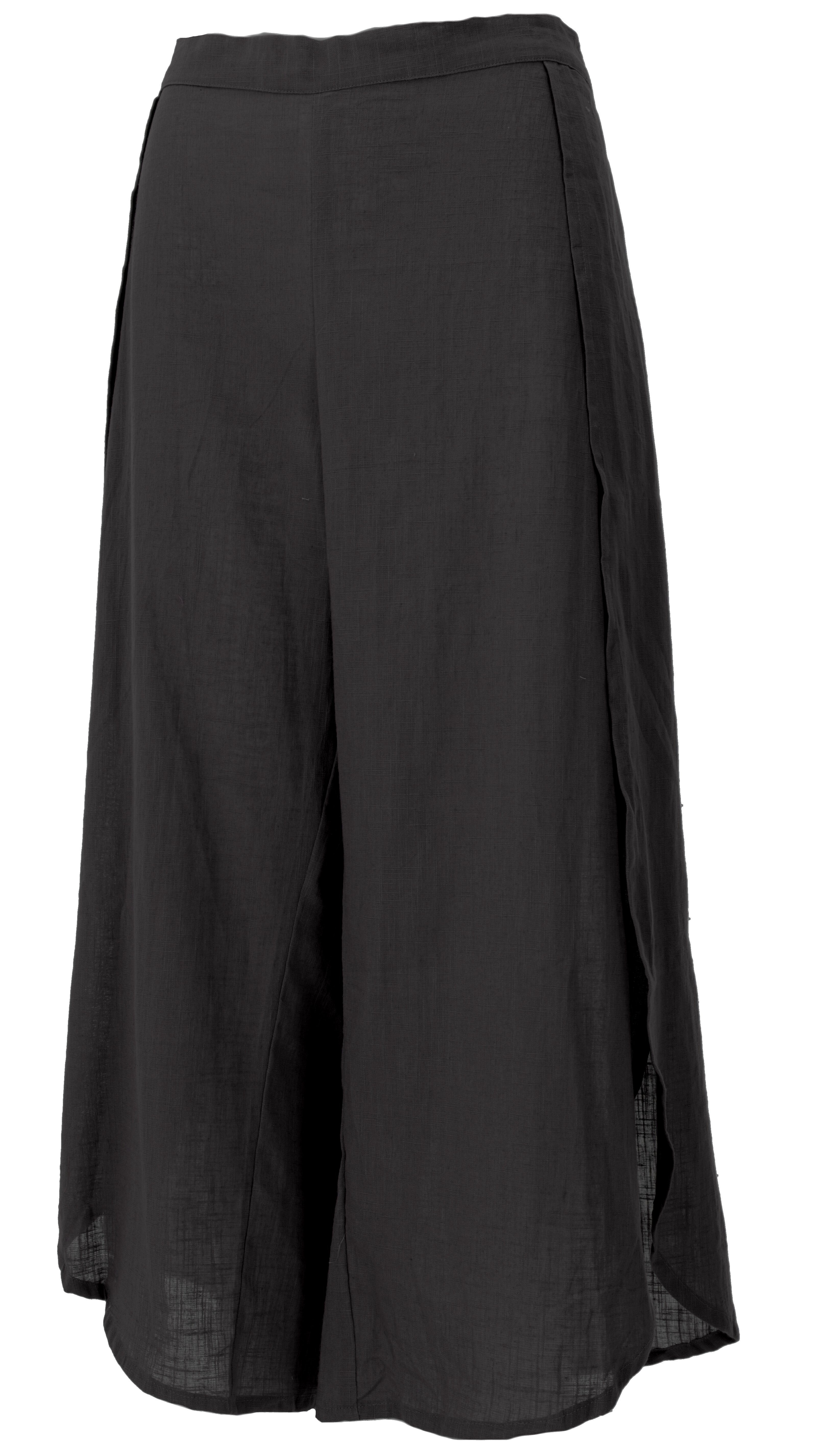 Guru-Shop Relaxhose Palazzohose, Boho Hosenrock, offene Sommerhose.. altern günstig online kaufen