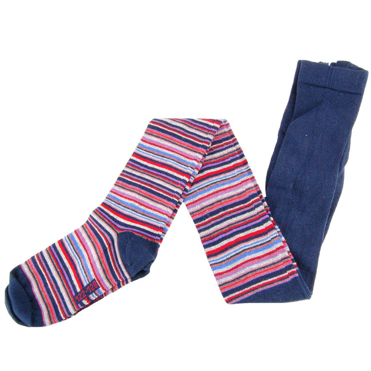 s.Oliver Strickstrumpfhose s.Oliver Socks (Set 1 St. 1 Paar) 1er Pack Kinder Mädchen oder Jungen Strumpfhosen Baumwolle Ringel