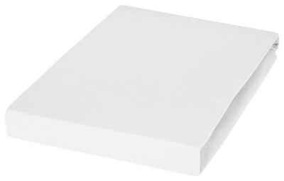 Spannbettlaken Spannbetttuch CUBI, Weiß, Baumwolle, 90 x 200 cm, Flanell, Gummizug: rundum, (1 Stück), Made in Germany