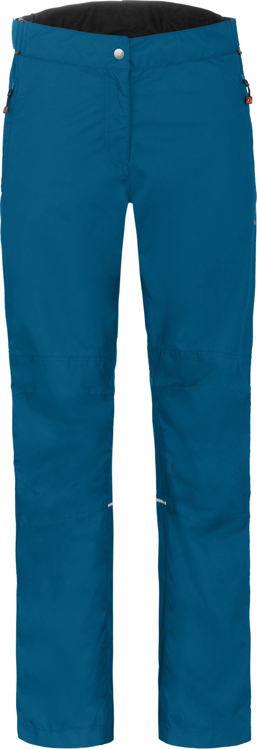Bergson Regenhose LYNDE Damen Regenhose, Netzfutter, 12000 mm Wassersäule, Kurzgrößen, Saphir blau