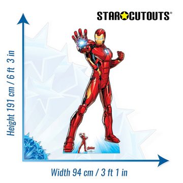 empireposter Dekofigur Iron Man - Super Hero - Pappaufsteller Standy - 94x191 cm