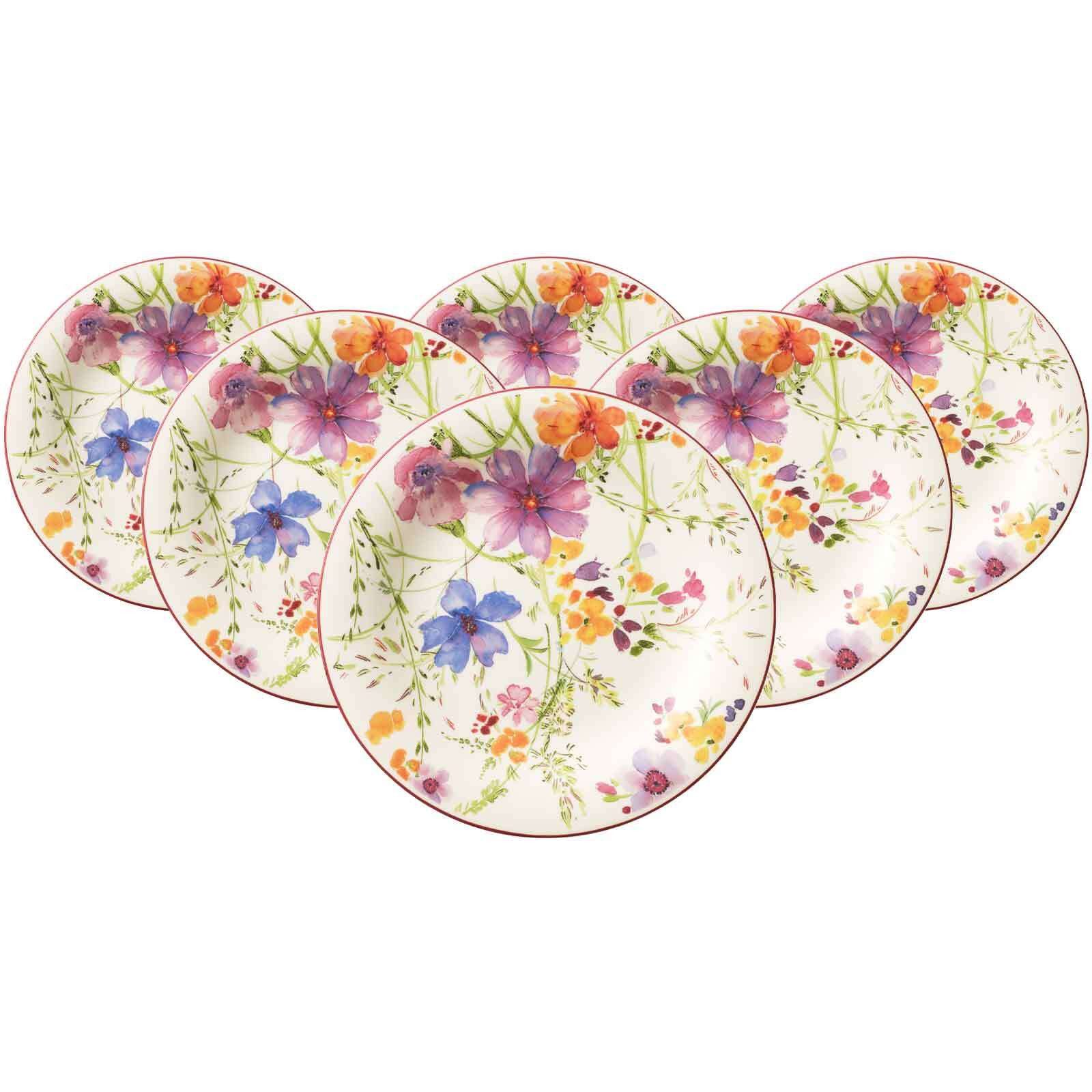 Villeroy & Boch Frühstücksteller Mariefleur Basic Frühstücksteller ø 21,5 cm, (6 St)