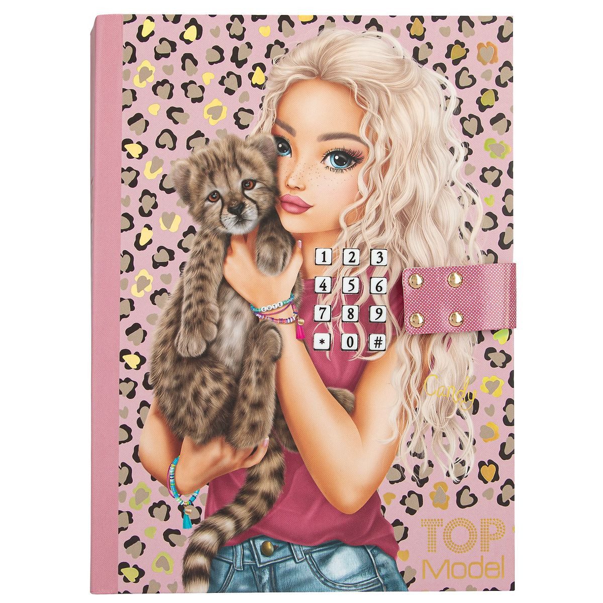 TOPModel Stickerbuch TOPModel Geheimcode Tagebuch Leoheart